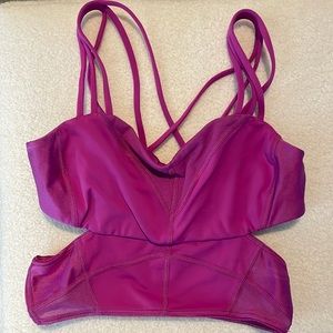 purple lululemon sports bra